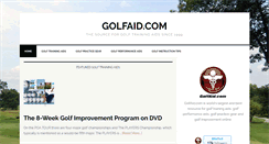 Desktop Screenshot of golfaid.com